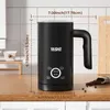 Mousseur à lait YASHE 4-en-1 noir, 500 W, 300 ml Voir les images du produit 7