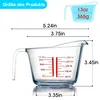 Messbecher, 250ml Glas Messbecher mit Ausguss, Produktbild-Vorschau 2