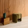 Pouf contenitore in tessuto, Verde kaki Anteprima dell’immagine prodotto 3