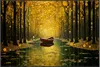 Wallario Wandbild Boot im goldenen Licht, Größe: 61 x 91,50 Produktbild-Vorschau 1