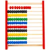A colorful abacus with 100 beads on a white background. Produktbild-Vorschau