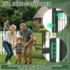 UISEBRT Gartentor Anthrazitgrau 100x100cm, verzinktes Produktbild-Vorschau 5