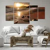Bild auf Leinwand - Leinwandbild - Strand Wolken Abend Produktbild-Vorschau 6