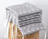 STERNE Grau 100% Baumwolle 180 x 30 cm BETTUMRANDUNG Produktbild-Vorschau 3