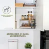 eluno Gewürzeckregal, Kücheneckregal, aus Bambus und Produktbild-Vorschau 3
