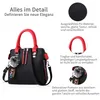 Tasche Damen Handtasche, Schwarz Produktbild-Vorschau 4
