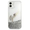 Guess Apple iPhone 12 Pro Max Silber Glitter Vintage Script Produktbild-Vorschau 12