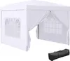 Outsunny Pavillon 2,95x2,95m Faltpavillon 4 Seitenwände mit Produktbild-Vorschau 1