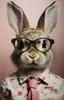 Mauro Ferretti Wandbild Hase mit Rahmen 62,5x2,8x62,5 cm Produktbild-Vorschau 2