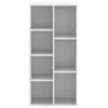 vidaXL Bibliothèque blanche 50x25x105 cm bois composite Voir les images du produit 4