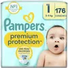 Pampers Premium Schutz – Größe 1 – 176 Windeln (2–5 kg) – Produktbild-Vorschau 1