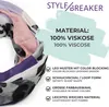 styleBREAKER Damen Loop Schal mit Leo Muster & Colour Produktbild-Vorschau 5
