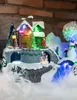 Weihnachtsszene mit Schneemann, Weihnachtsdorf Produktbild-Vorschau 4