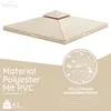 Pavillon-Ersatzdach Pavillondach Ersatzdach 360g/m² PVC Produktbild-Vorschau 1