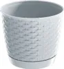 Květináč RATOLLA ROUND 25 cm - barva: bílá Voir les images du produit 4