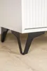 Kovová nábytková noha Loft v černé barvě, výška 15 cm - Náhled obrázku produktu 8