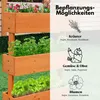 Coemo Mittleres Vertikalbeet Braun Hochbeet 3 Etagen inkl. Produktbild-Vorschau 3