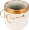 Blumentopf mit Gesicht und Brille, in zwei Farben und 4 Produktbild-Vorschau 2
