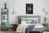 MuchoWow® MuchoWow® Gerahmtes Poster Tiger - Blumen - Produktbild-Vorschau 5