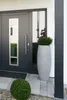 VIVANNO Vase de sol en fibre de verre MAGNUM rond, gris Voir les images du produit 5