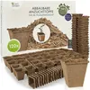 Abbaubare Anzuchttöpfe eckig, 120x Anzuchttöpfe aus Produktbild-Vorschau 1