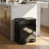 HOMCOM Vuilnisbak, 2 x 20 liter, afvalscheidingssysteem, Productafbeelding-voorbeeld 2