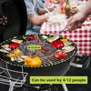 TEENO 21 inch Barbecue Charbon de Bois avec Couvercle,XXL Voir les images du produit 5