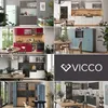 Eckküche Vicco R-Line Sonoma/Weiß 187 x 167 cm, AP Marmor, Produktbild-Vorschau 11