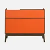 sweeek - Zweifarbiger Vintage Schallplattenschrank mit Produktbild-Vorschau 3