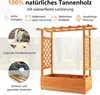 GOPLUS Hochbeet mit Rankgitter, Pflanzkasten mit Produktbild-Vorschau 2