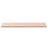 vidaXL Waschtischplatte 100x50x1,5 cm Massivholz Buche Produktbild-Vorschau 3