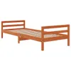 Design Massivholzbett Wachsbraun 90x190 cm Kiefer, Produktbild-Vorschau 6