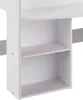Lit mezzanine Parisot Pirouette 1, blanc/gris ou rose, 90 x Voir les images du produit 3