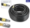 Verda Druckluftschlauch 20m Gummi Druckluft 10x17mm Produktbild-Vorschau 1