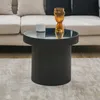 SVITA MIGUEL Beistelltisch mit Glas Coffeetable Couchtisch Produktbild-Vorschau 2