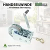 Handseilwinde 1130 kg Zuglast 10m Seil 5mm Seilstärke Produktbild-Vorschau 2