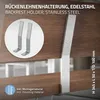 ML-Design 2x Rückenlehnenhalterung, Silber, aus Stahl, für Produktbild-Vorschau 2