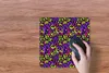 MuchoWow® Mauspad Mousepad Tiermuster - Neon - Lila - Gelb Produktbild-Vorschau 3