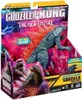 The image shows the packaging of a Godzilla x Kong toy, featuring the product and promotional graphics. Produktbild-Vorschau