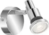 Nástěnné svítidlo LED - chromová barva - kov - 8 x 10 cm Náhled obrázku produktu 1