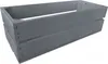 A gray wooden crate is shown against a white background. Produktbild-Vorschau