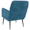 vidaXL Fotel niebieski 62x79x79 cm aksamitny Podgląd zdjęcia produktu 4
