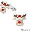 Weihnachtsohrringe: Kinder Ohrstecker aus Silber 925 Modell Produktbild-Vorschau 1