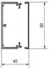 Hager Leitungsführungskanal LF4009009016 40x90mm Náhled obrázku produktu 2
