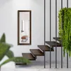 Zrkadlo na stenu STYLER WAVE, 50x142 cm, tmavý dub, Náhľad obrázku produktu 3