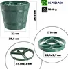 Product dimensions and details are shown with diagrams and text. Voir les images du produit