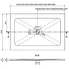 Mexen Hugo rechteckige Duschwanne SMC 150 x 100 cm, Weiß - Produktbild-Vorschau 6