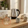 Bouilloire Huslog 1,7l acier inoxydable argenté Voir les images du produit 19