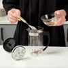 Skleněná lisovací konvička na napěnění kávy, čaje a mléka Náhled obrázku produktu 6