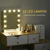Lustro HOMCOM Hollywood z oświetleniem, lusterko do Podgląd zdjęcia produktu 4
